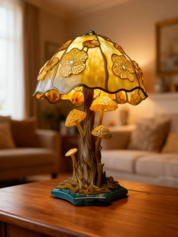 SHROOMGLOW | Lampă de noapte handmade în formă de ciupercă