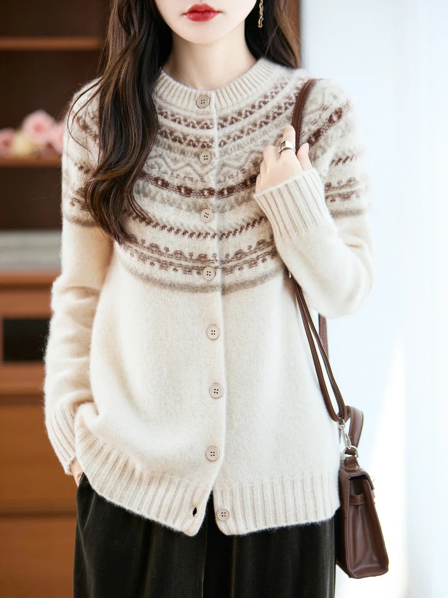 Cardigan Sigrid Fair Isle