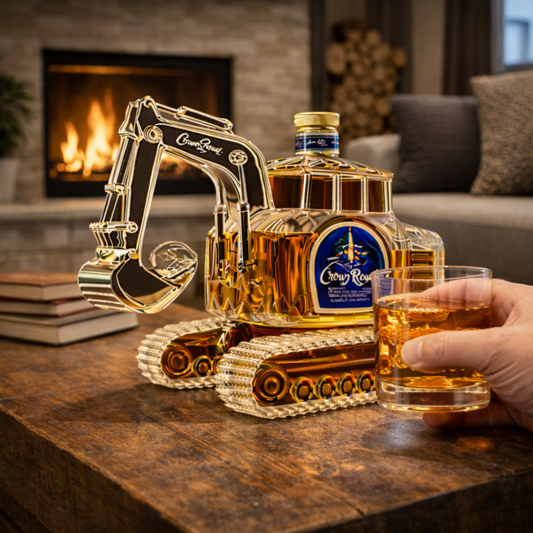 Whisky Sticlă - Editare Excavator