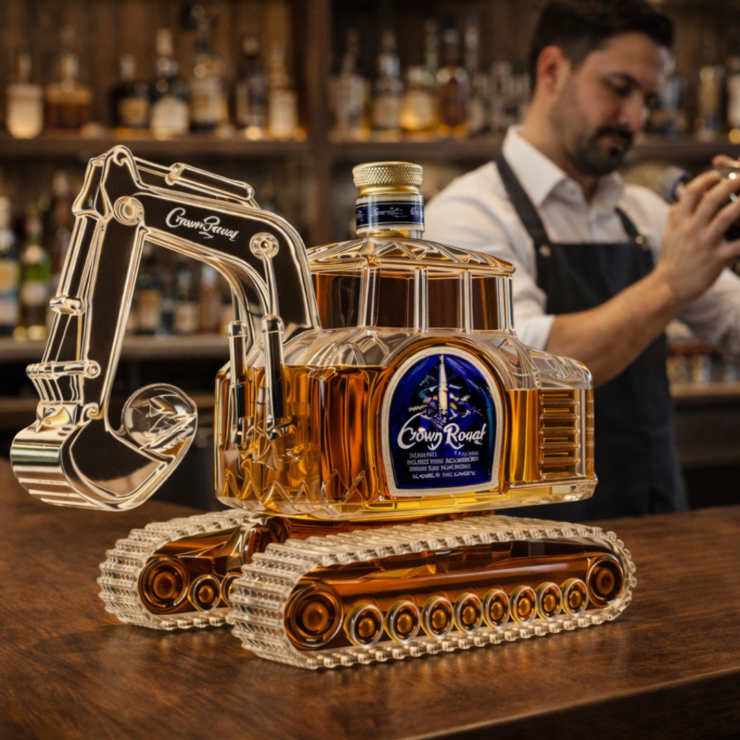Whisky Sticlă - Editare Excavator