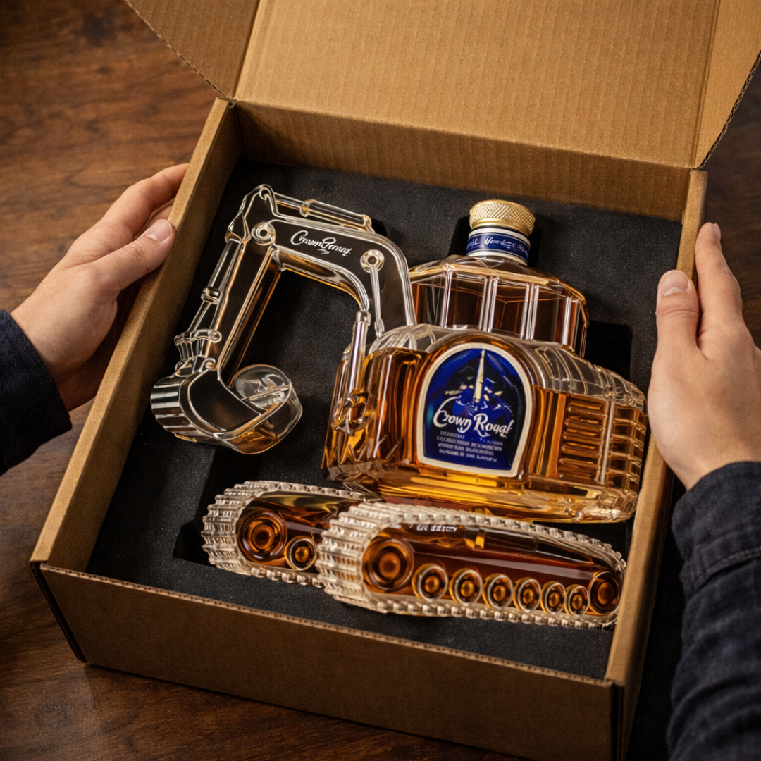 Whisky Sticlă - Editare Excavator