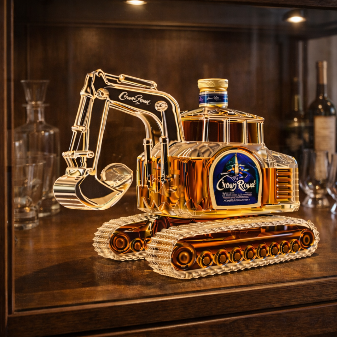 Whisky Sticlă - Editare Excavator