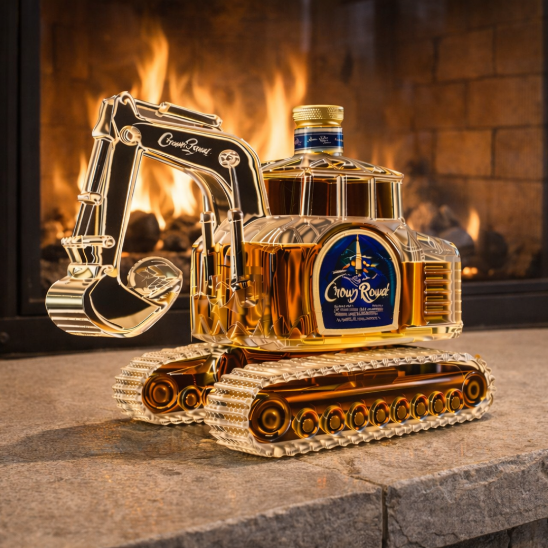 Whisky Sticlă - Editare Excavator