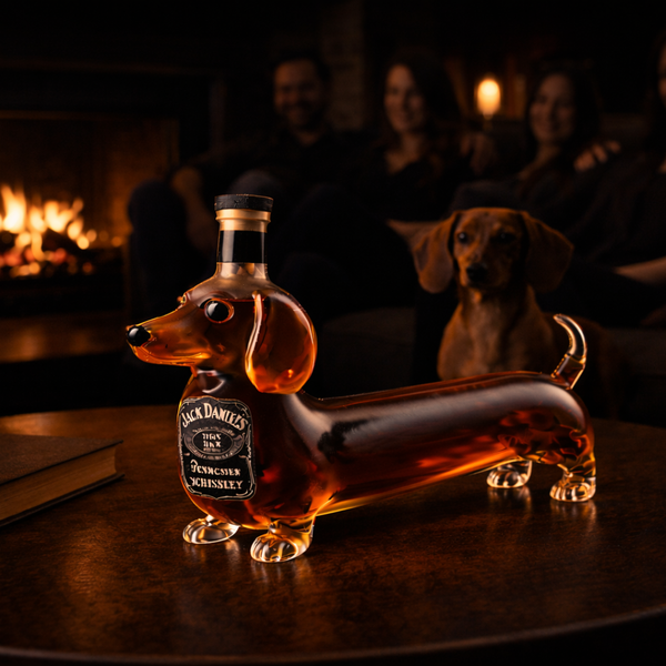 Jack Daniel's Whisky Sticlă - Ediția Dachshund