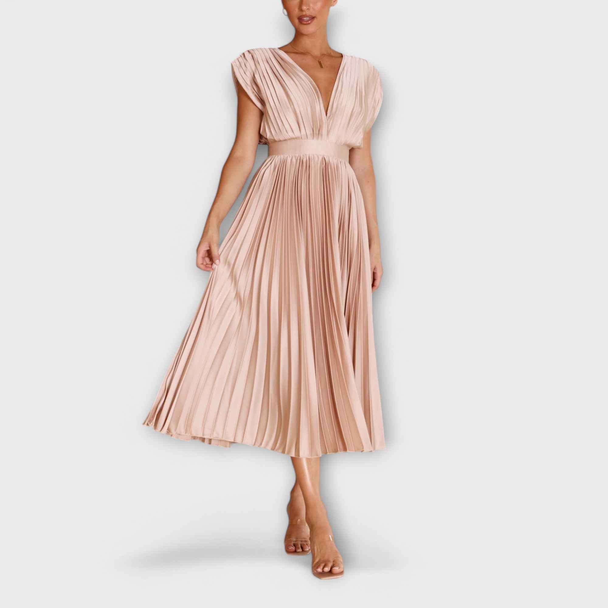 Rochie Plisată Stilată