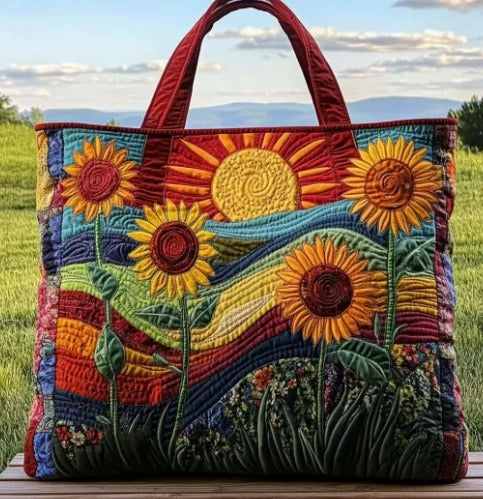 Floarea-soarelui 4 | Geantă tote din țesătură Oxford