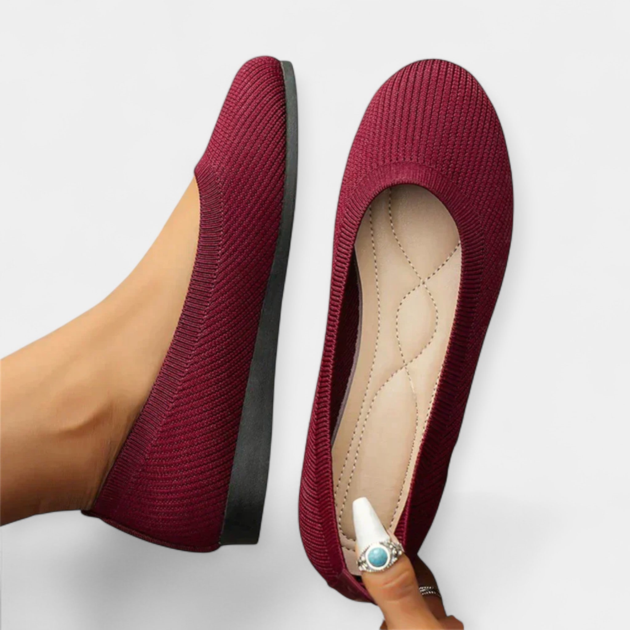 Sára Elegant Pantofi Sport Ortopedici SlipOn cu Spumă cu Memorie