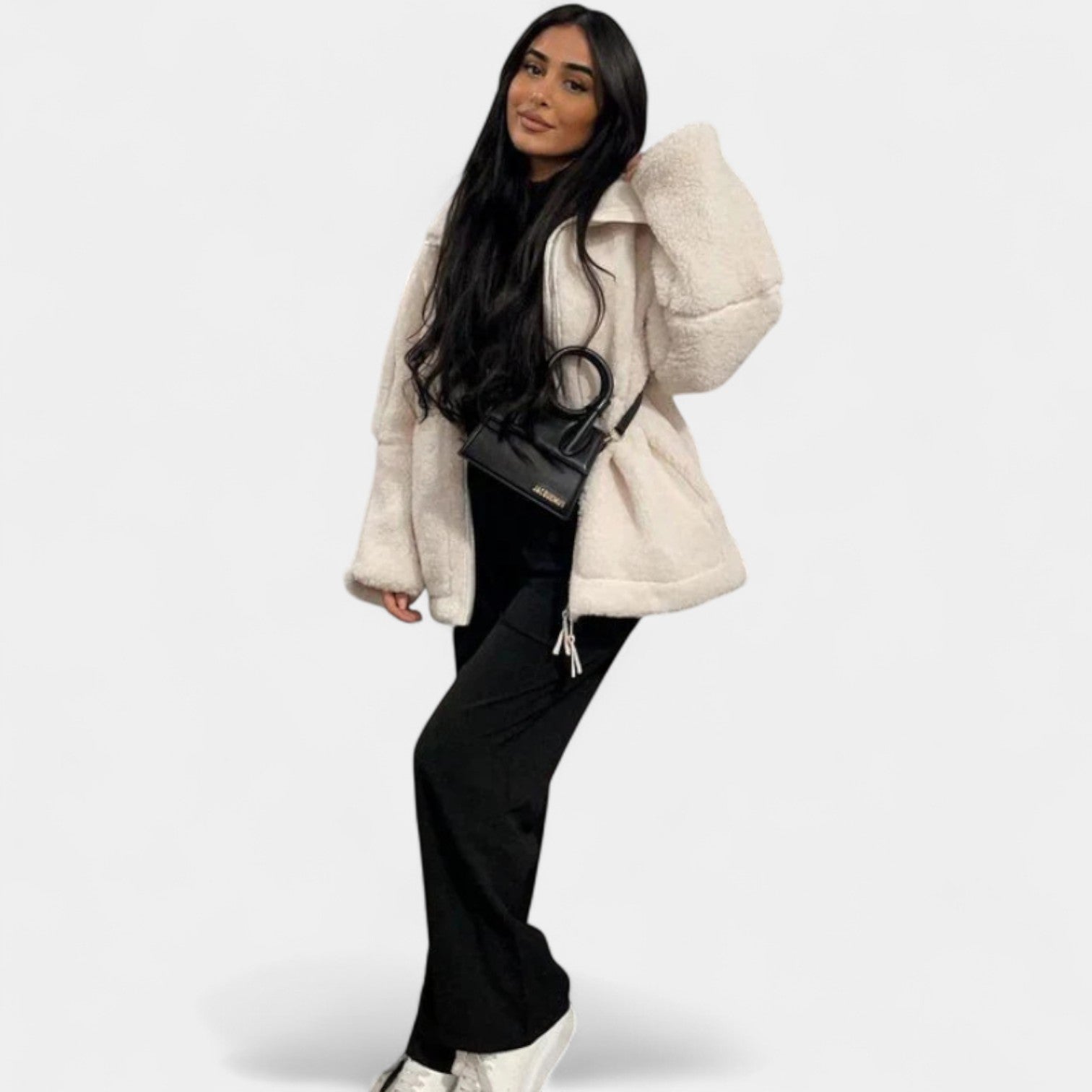 Karla – Palton moale teddy