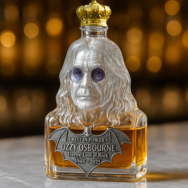 Eternizat în sticlă — sticlă de whisky în cinstea lui Ozzy Osbourne