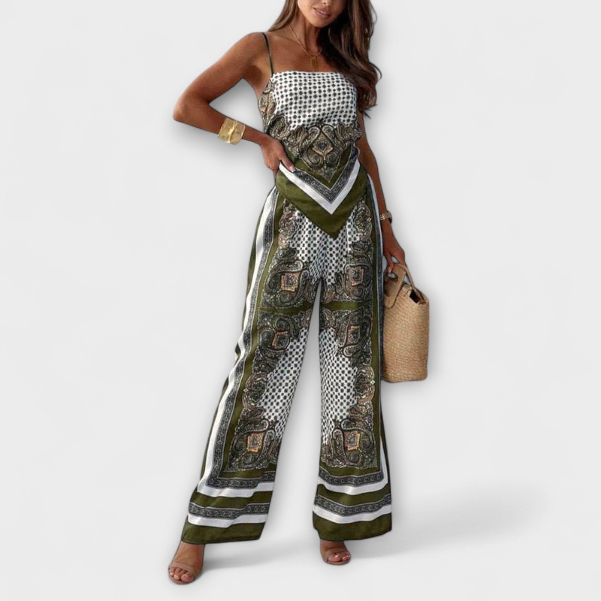 Set elegant de vestă și pantaloni