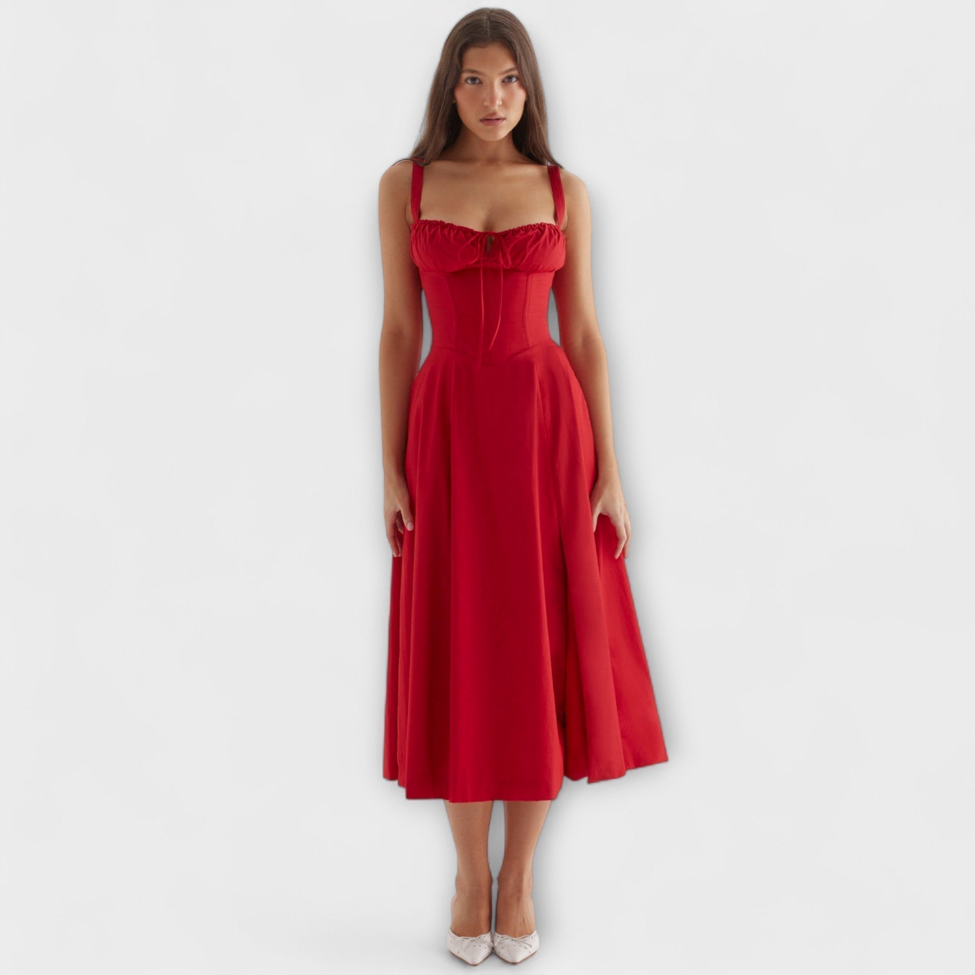 Rochie personalizată cu imprimeu floral modern de primăvară