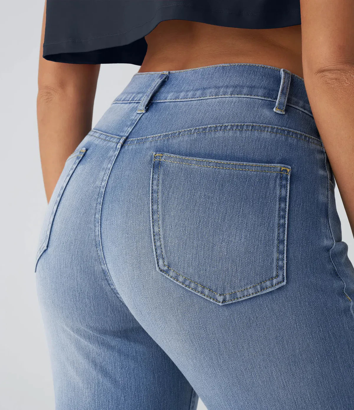 Karolína Elegant Pantaloni Elastici cu Talie Înaltă Confortabili
