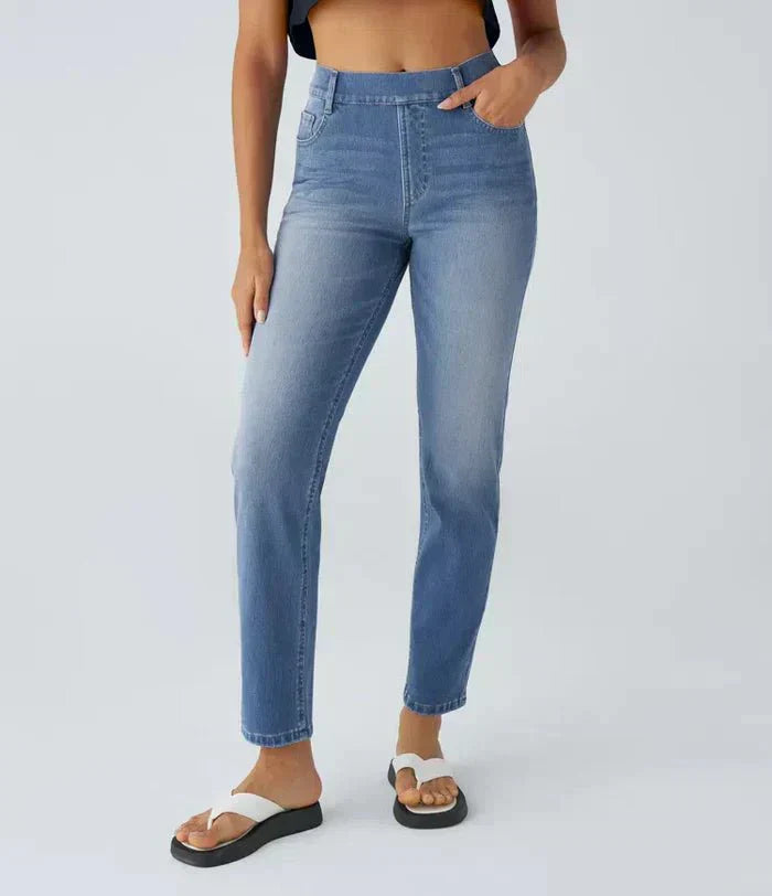 Karolína Elegant Pantaloni Elastici cu Talie Înaltă Confortabili