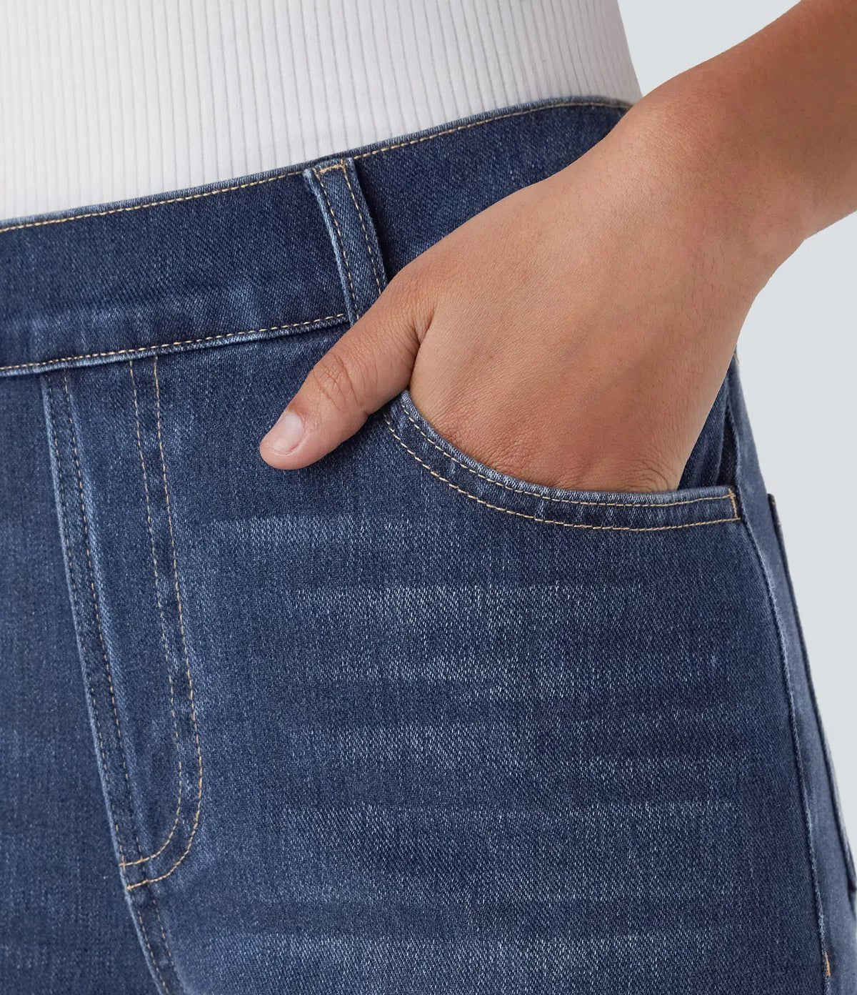 Karolína Elegant Pantaloni Elastici cu Talie Înaltă Confortabili