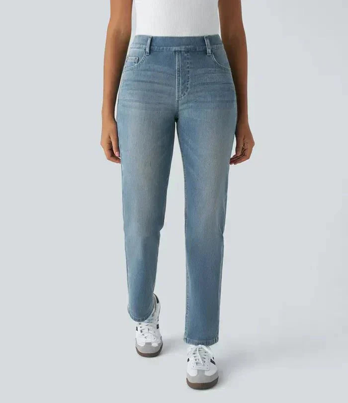 Karolína Elegant Pantaloni Elastici cu Talie Înaltă Confortabili