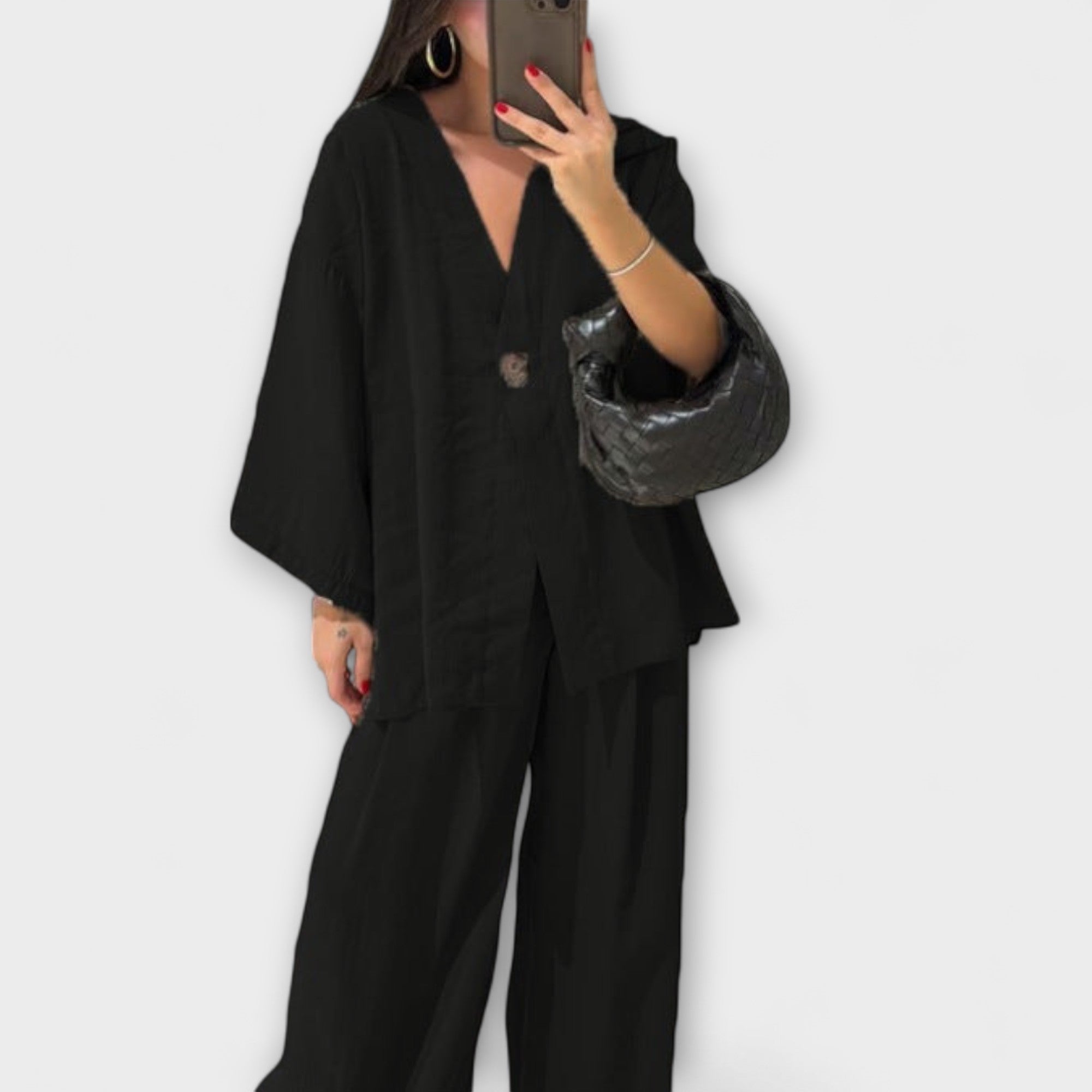 Top și pantaloni din două straturi