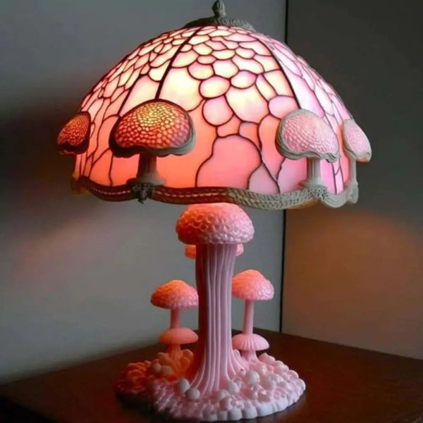 PINKGLOW | Lampă de birou roz cu efect de lumină delicat