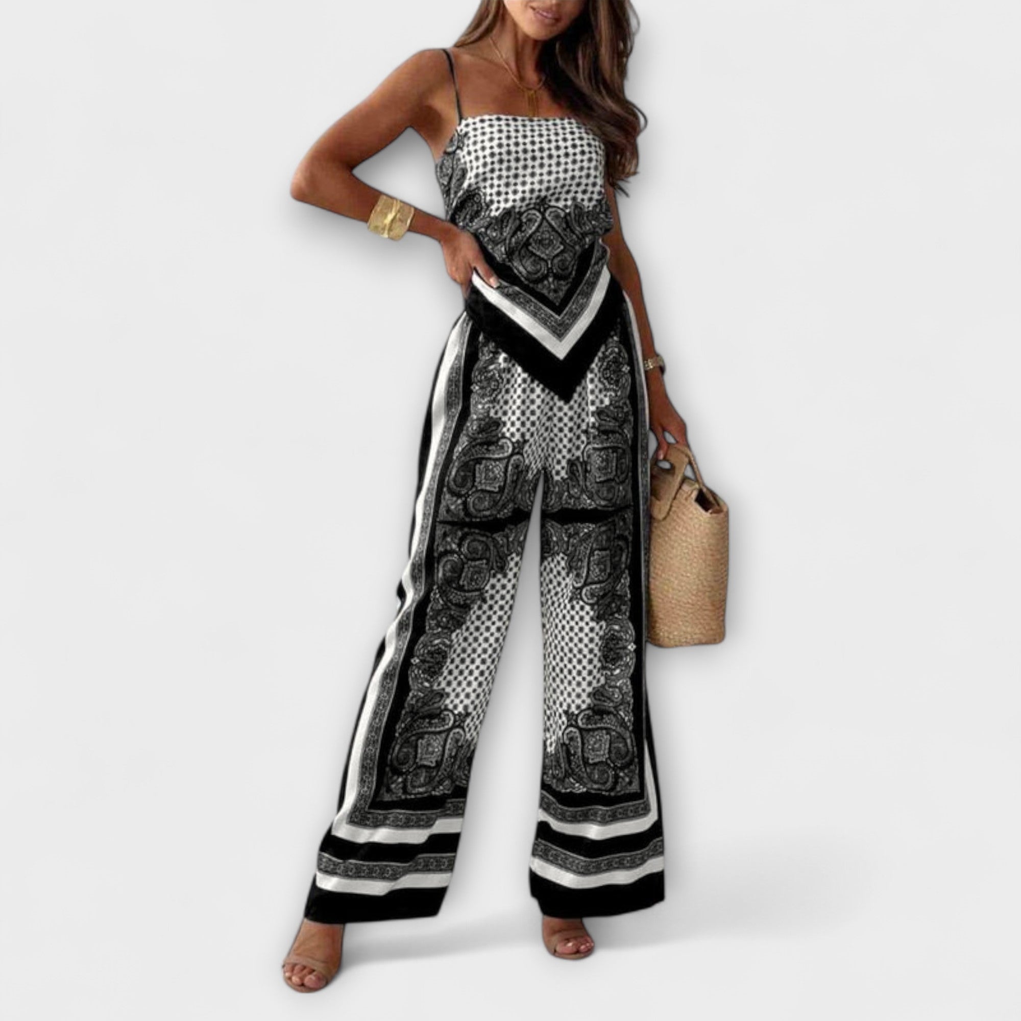 Set elegant de vestă și pantaloni