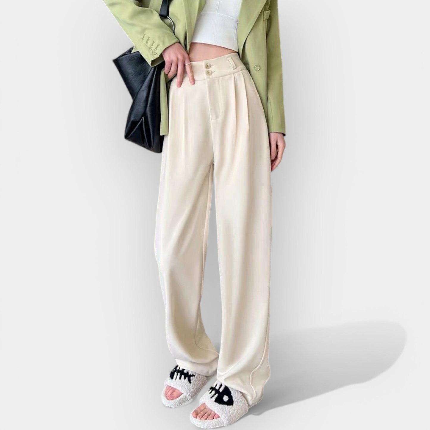 Pantaloni largi în stil coreean