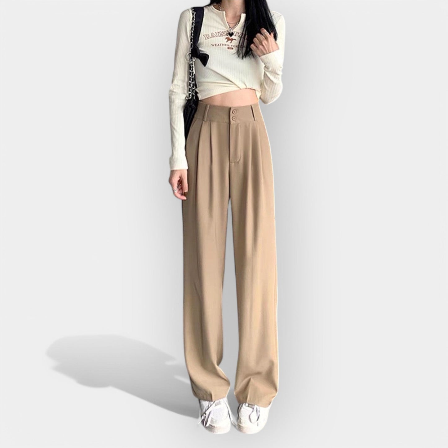Pantaloni largi în stil coreean