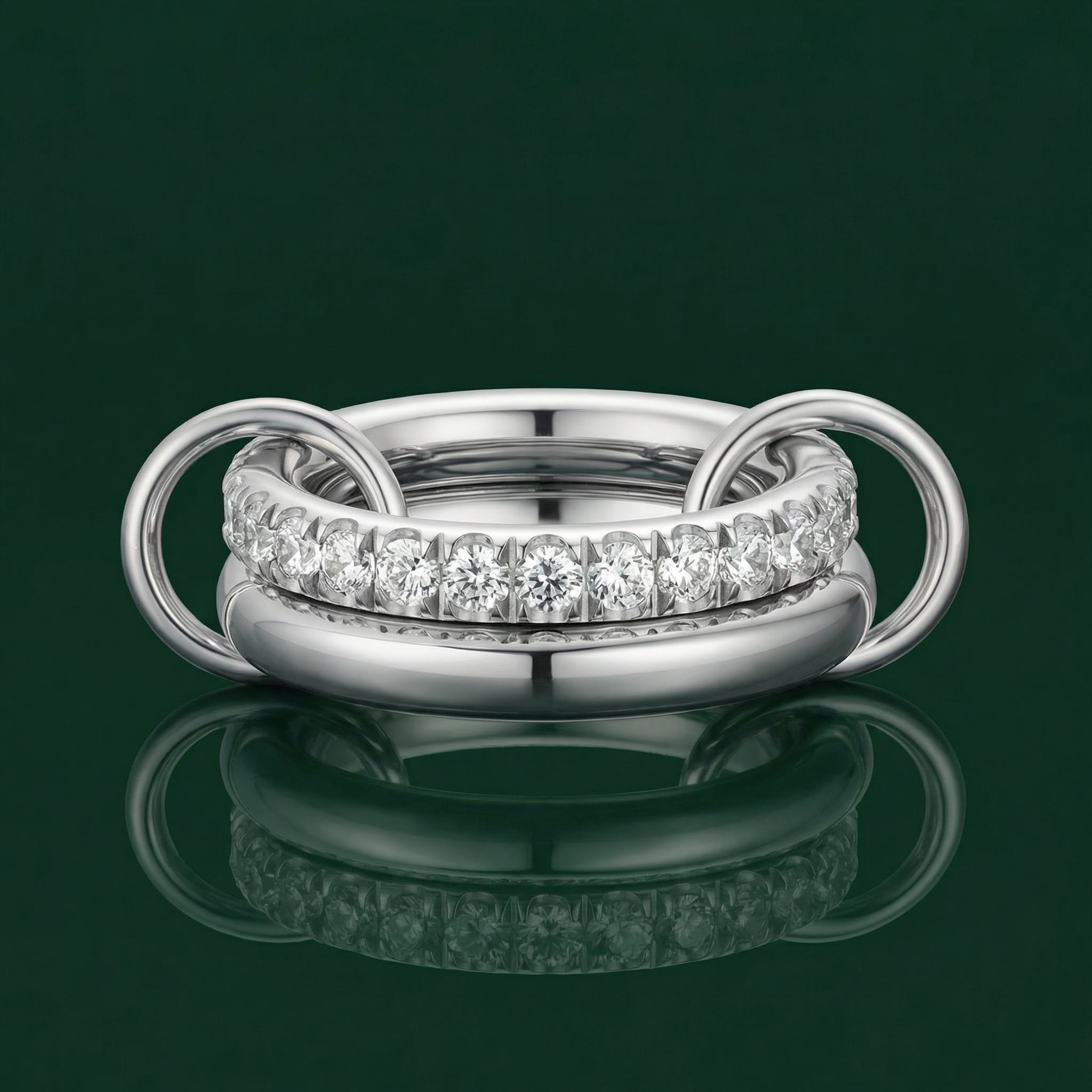 Inel Pave Infinity Flow