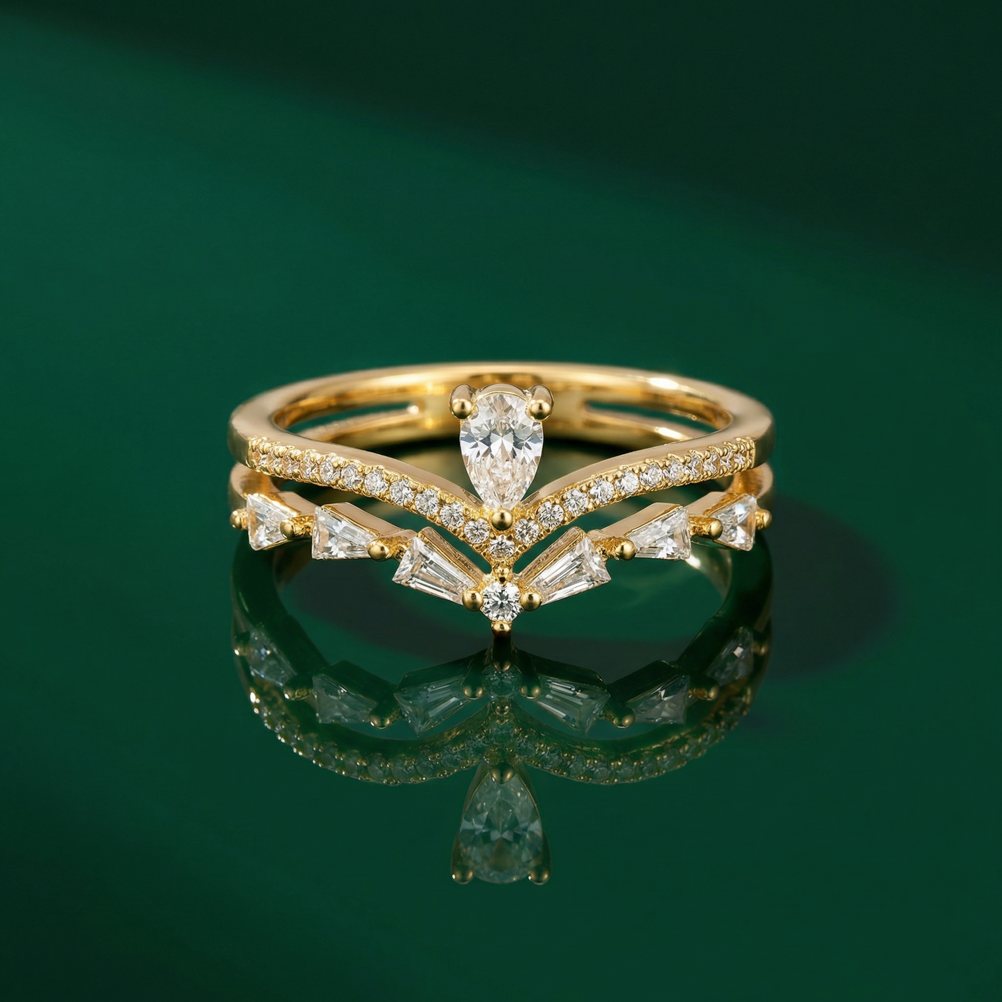 Aura - Inel de cristal elegant