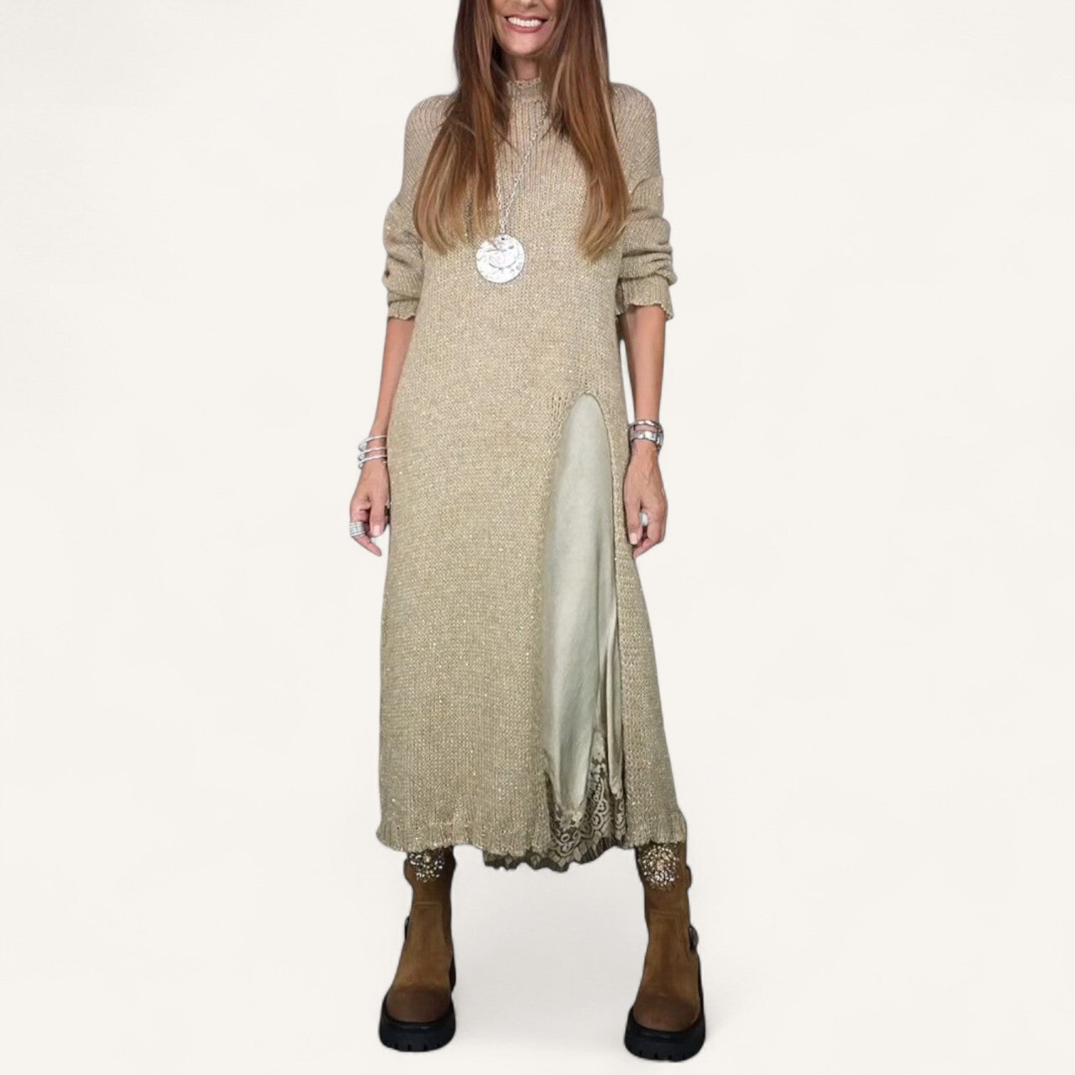 Hélène | Set de Tricot & Rochie