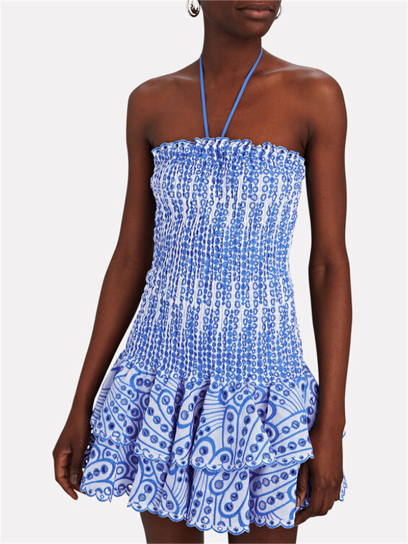 Rochie Mini fără Mâneci cu Făcută