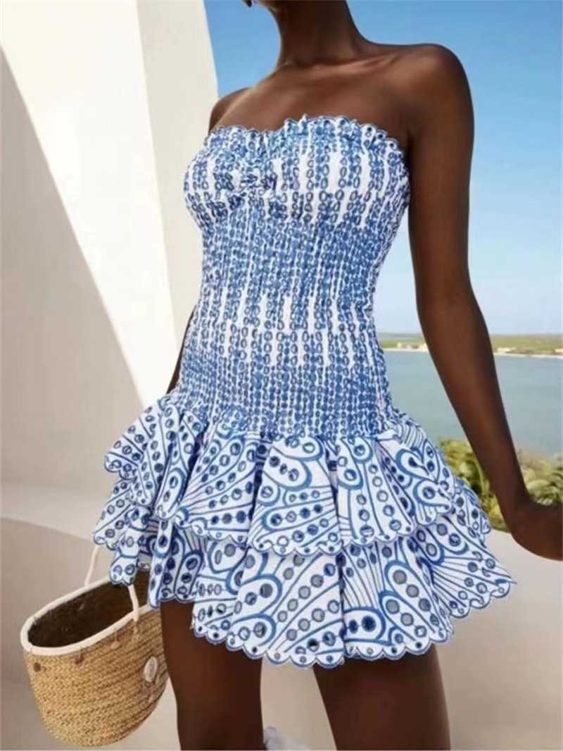Rochie Mini fără Mâneci cu Făcută