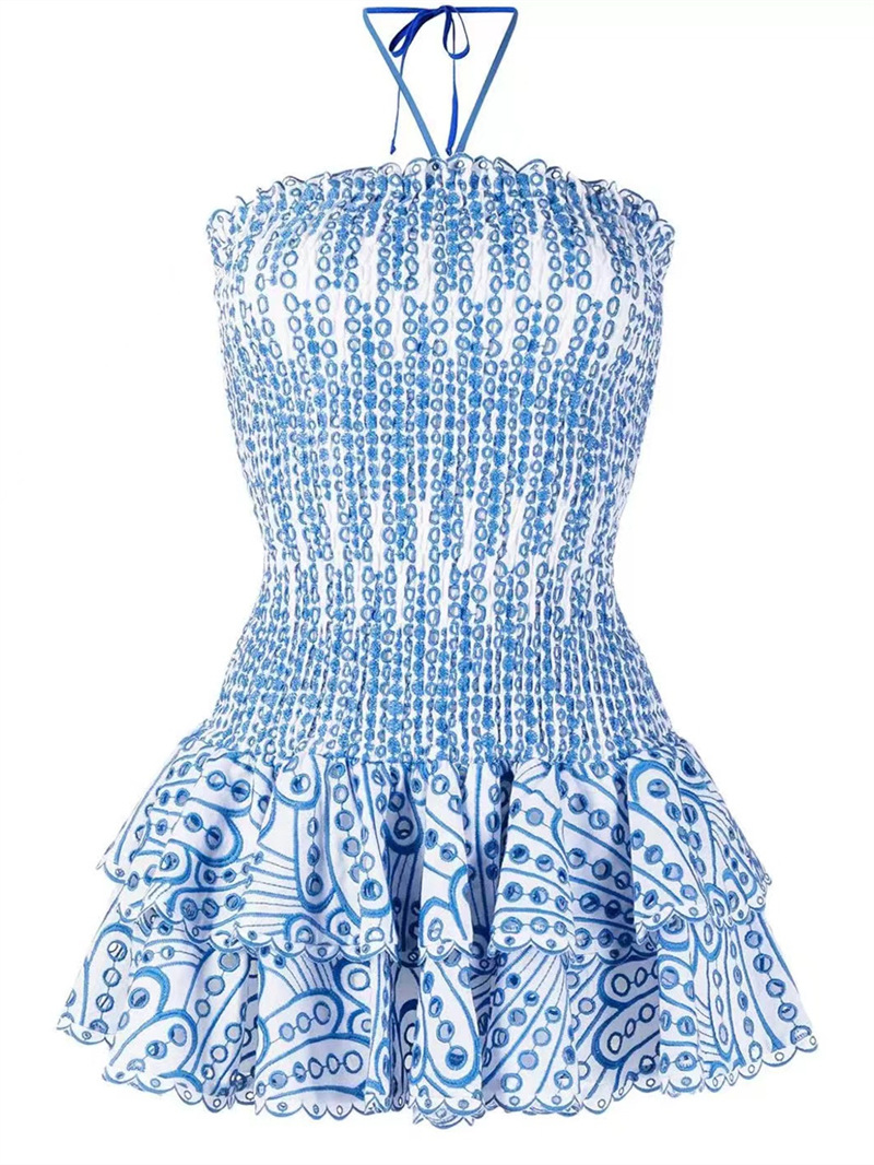 Rochie Mini fără Mâneci cu Făcută