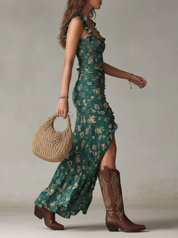 Zara | Rochie Maxi Boho Retro