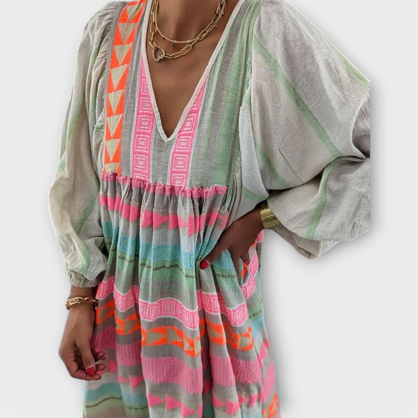 Rochie Lejeră Vibrantă Hermine