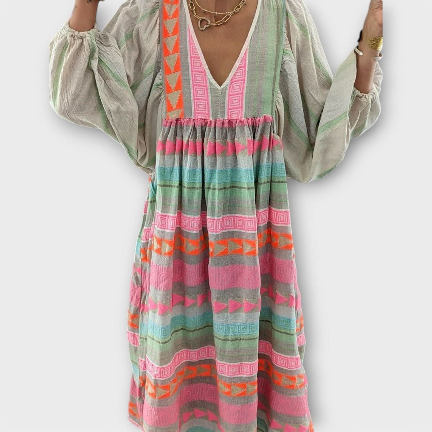 Rochie Lejeră Vibrantă Hermine