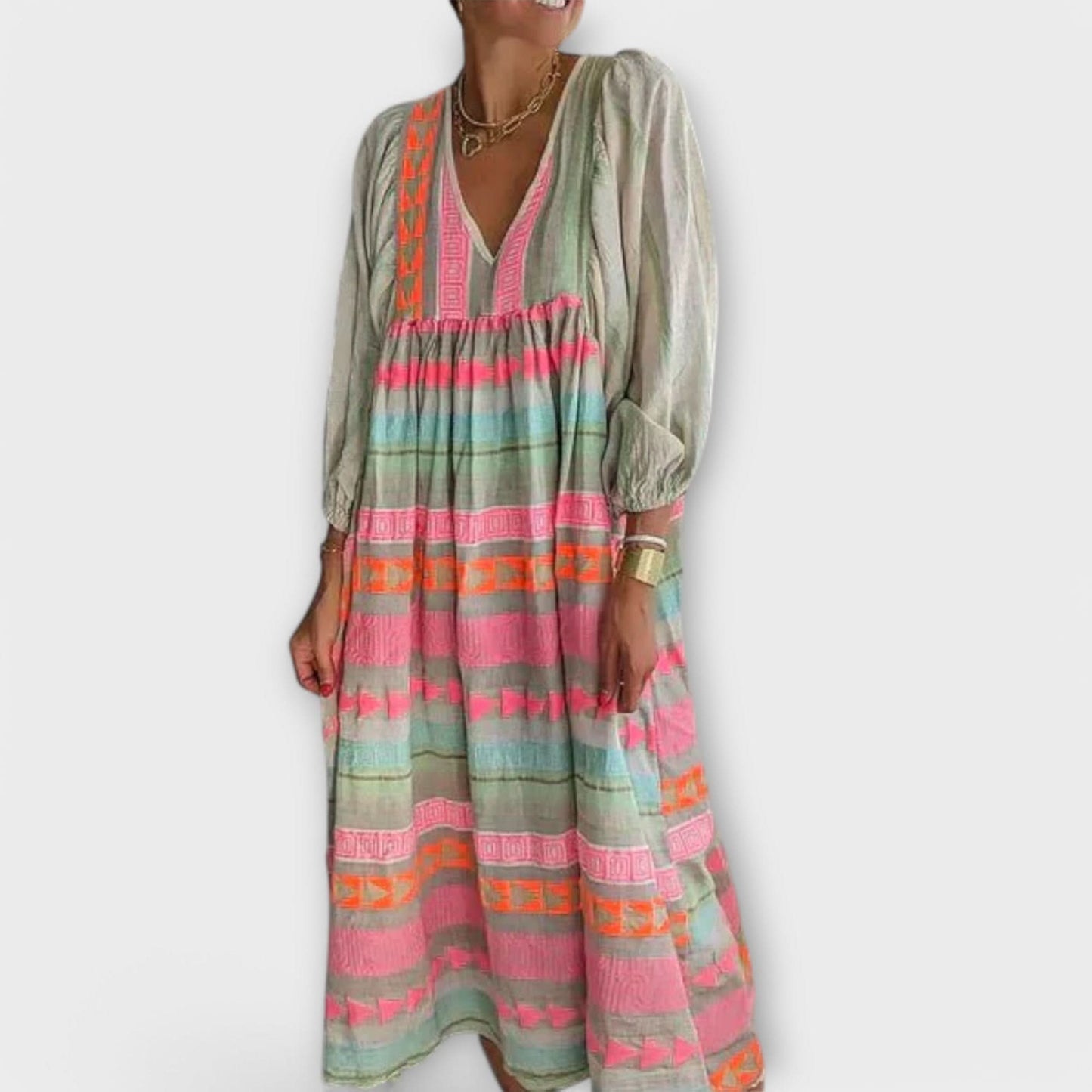 Rochie Lejeră Vibrantă Hermine