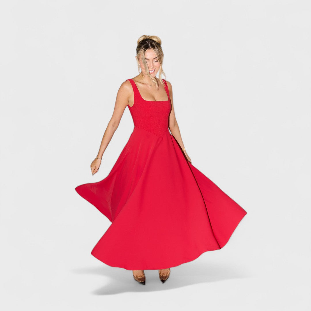 Amelia – Rochie midi fluidă fără timp