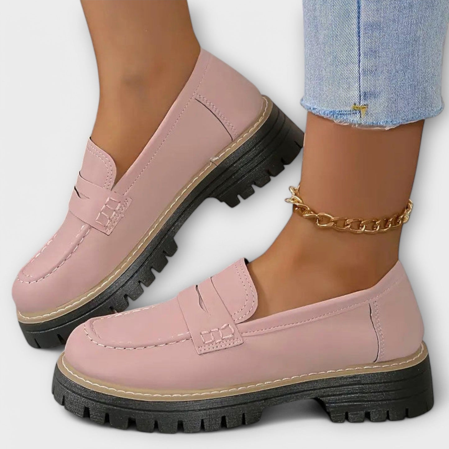 Kristýna Mocasi elegante clasice urbane din piele întoarsă