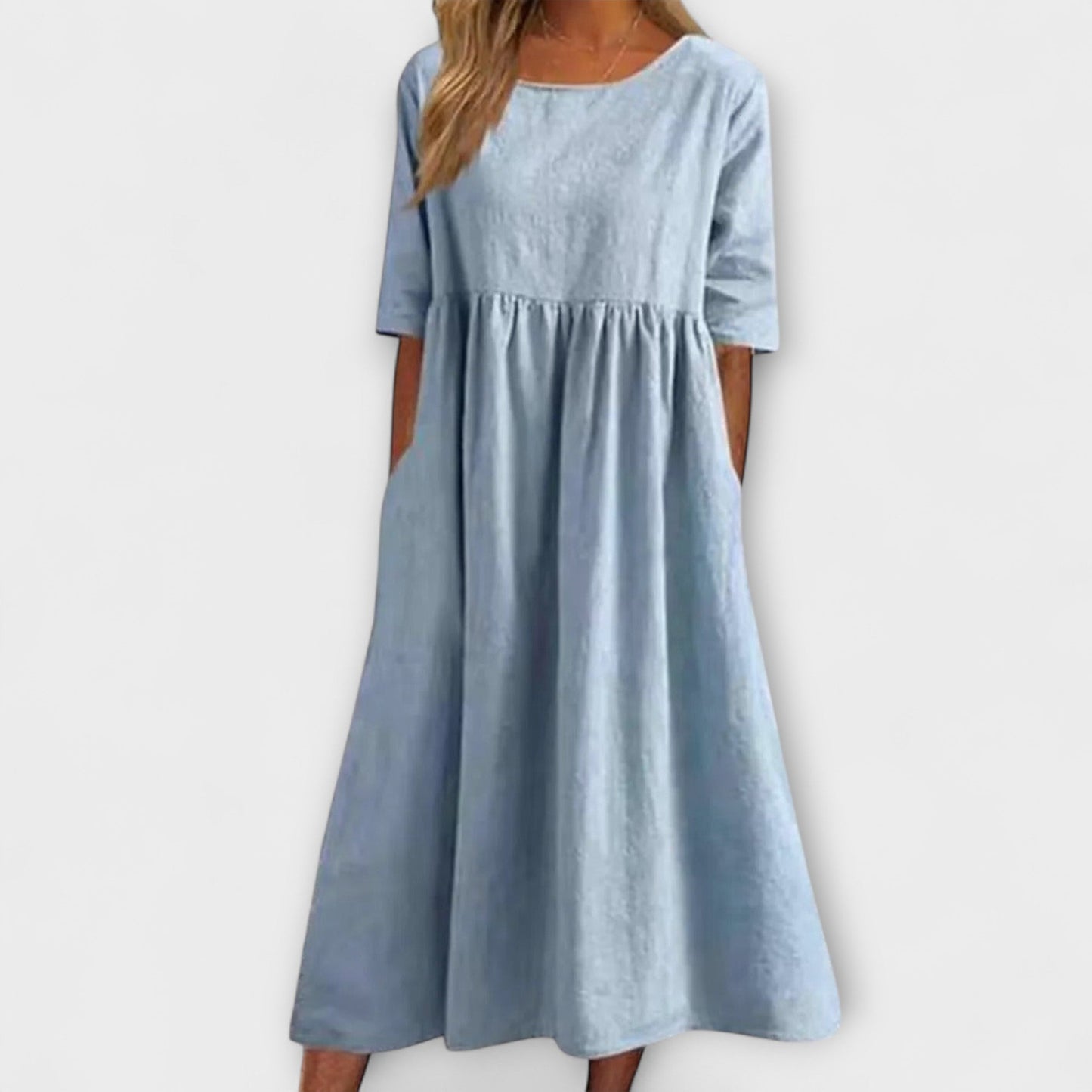 Rochie care ascunde burtica